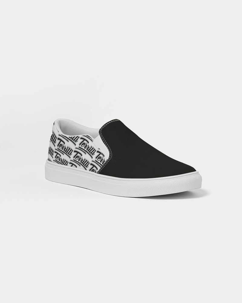 Terrilli Men's Slip-On Canvas Shoe Black/White