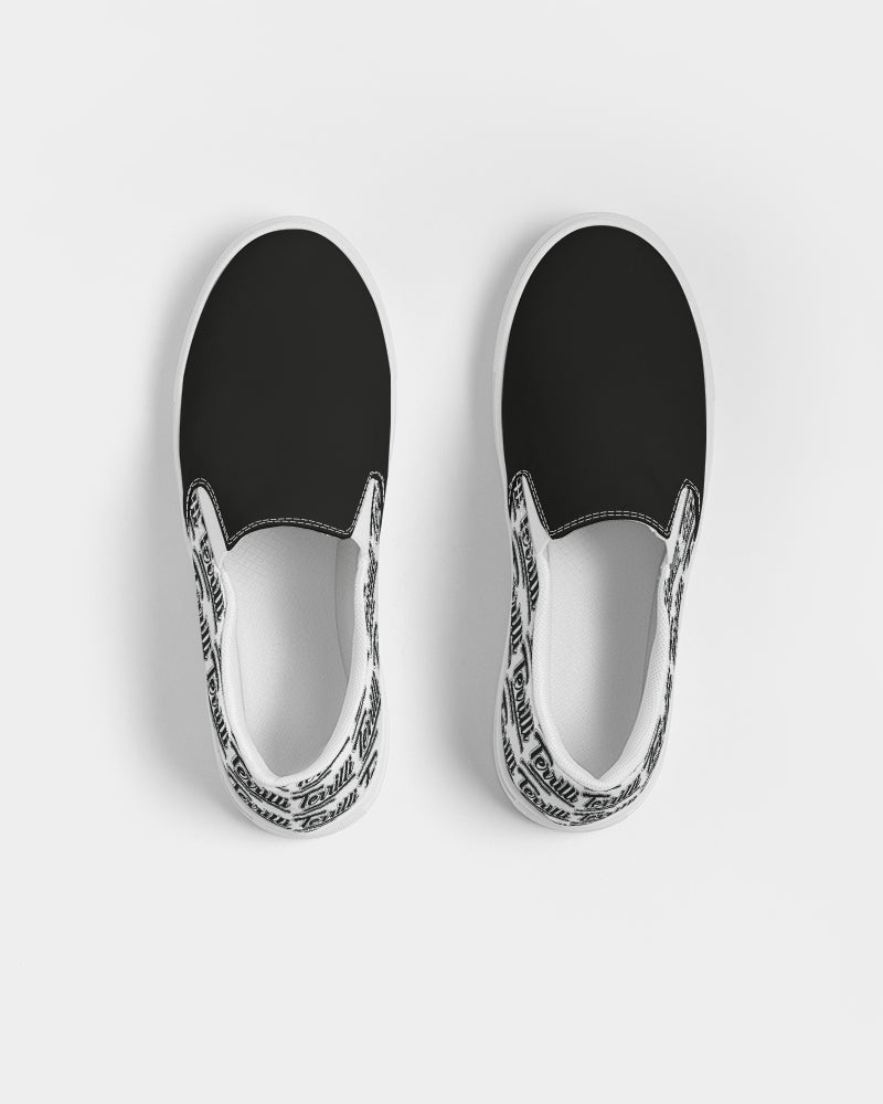 Terrilli  Women's Slip-On Canvas Shoe Black/White